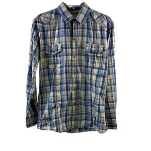 DSQUARED2 Long Sleeve Plaid Buttoned Shirt Size XXL